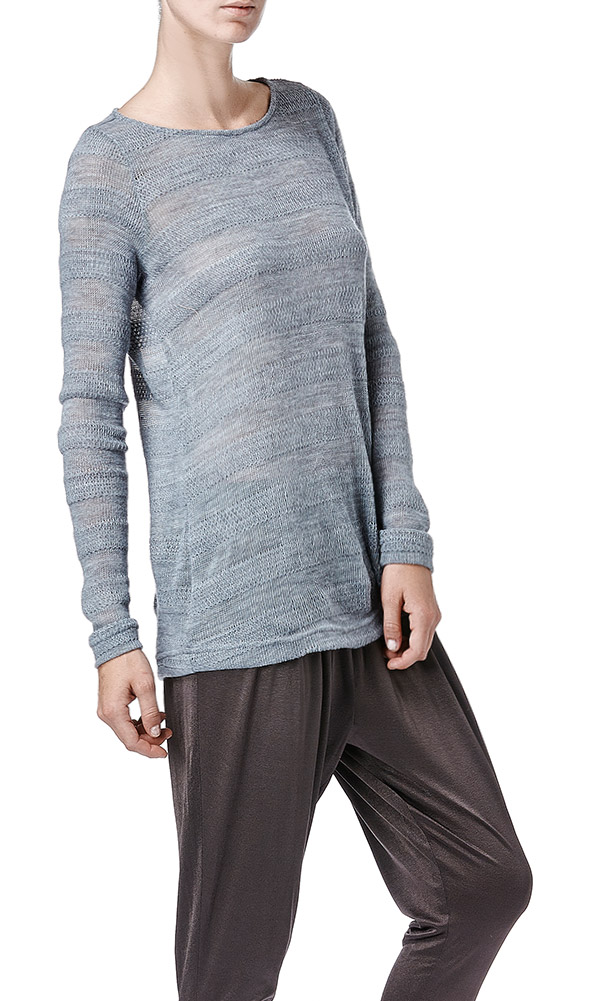 long sleeved knit tee
